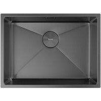 Кухонная мойка ZorG Zerox 59 U / IF PVD Gunblack - Превью изображения №3 — Интернет-магазин samo.by
