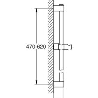 Душевая штанга Grohe Tempesta 27523001 - Превью изображения №2 — Интернет-магазин samo.by