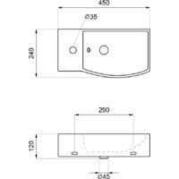 Умывальник Lavinia Boho Bathroom Sink Slim 33311032 - Превью изображения №6 — Интернет-магазин samo.by