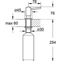Дозатор для моющего средства Grohe Contemporary 40536000 (хром) - Превью изображения №3 — Интернет-магазин samo.by