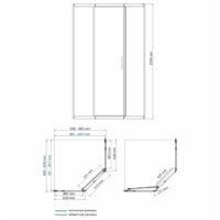 Душевой уголок Wasserkraft Naab 86S11 - Превью изображения №3 — Интернет-магазин samo.by