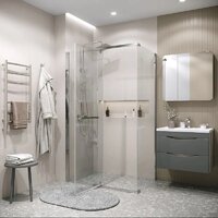 Душевая стенка Grossman Pragma 90x195 200.K33.03.90.10.00 (хром,стекло прозрачное) - Превью изображения №8 — Интернет-магазин samo.by