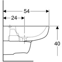 Биде Geberit Smyle 500.216.01.1 - Превью изображения №4 — Интернет-магазин samo.by