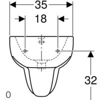 Биде Geberit Smyle 500.216.01.1 - Превью изображения №3 — Интернет-магазин samo.by