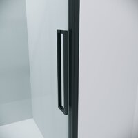 Душевая дверь Grossman Cosmo 120x195 100.K33.02.120.21.00 (черный матовый/стекло прозрачное) - Превью изображения №3 — Интернет-магазин samo.by