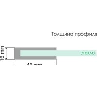 Душевой уголок Wasserkraft Dinkel 58R37 - Превью изображения №3 — Интернет-магазин samo.by