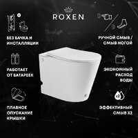 Унитаз приставной Roxen Turbo 620250-01 с импульсным смывом - Превью изображения №1 — Интернет-магазин samo.by