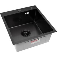Кухонная мойка ARFEKA ECO AR мойка 450*500, коландер F, дозатор BLACK - Превью изображения №3 — Интернет-магазин samo.by