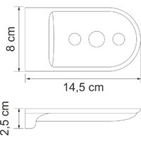 Мыльница Wasserkraft Kammel K-8369 - Превью изображения №4 — Интернет-магазин samo.by