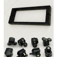 Душевой уголок RGW CL-48B (CL-14B + Z-050-1B) 32094891-014 110x90 (черный/прозрачное стекло) - Превью изображения №4 — Интернет-магазин samo.by