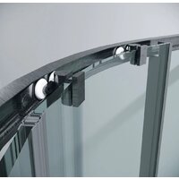 Душевой уголок Grossman Cosmo 100x100x195 301.K33.02.1010.42.00 (графит сатин/прозрачное стекло) - Превью изображения №4 — Интернет-магазин samo.by