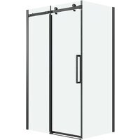 Grossman Classic 140x90x195 120.K33.04.1490.21.00 (черный матовый/стекло прозрачное)