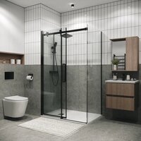 Душевой уголок Grossman Classic 140x90x195 120.K33.04.1490.21.00 (черный матовый/стекло прозрачное) - Превью изображения №8 — Интернет-магазин samo.by