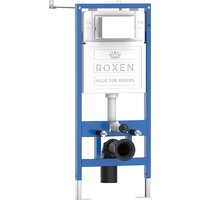 Инсталляция для унитаза Roxen StounFix Dual Fresh 710200 с удлиненными креплениями в комплекте и встр. контейнером для гигиенических таблеток (аромадозатор) - Превью изображения №2 — Интернет-магазин samo.by