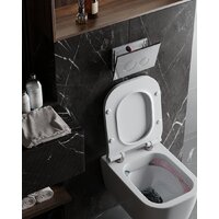 Инсталляция для унитаза Roxen StounFix Dual Fresh 710200 с удлиненными креплениями в комплекте и встр. контейнером для гигиенических таблеток (аромадозатор) - Превью изображения №7 — Интернет-магазин samo.by