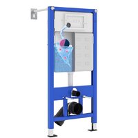Инсталляция для унитаза Roxen StounFix Dual Fresh 710200 с удлиненными креплениями в комплекте и встр. контейнером для гигиенических таблеток (аромадозатор) - Превью изображения №3 — Интернет-магазин samo.by