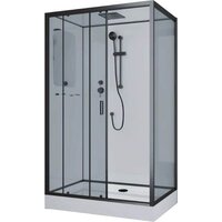 Niagara NG-6912-01QL Black 120x80x210 (тонированное стекло)