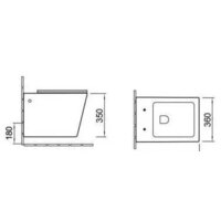 Унитаз подвесной SantiLine SL-5004SM-BD - Превью изображения №2 — Интернет-магазин samo.by
