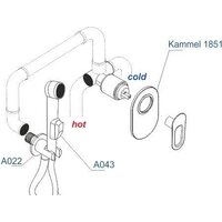 Гигиенический душ Wasserkraft A111856 - Превью изображения №3 — Интернет-магазин samo.by