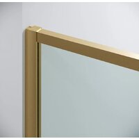 Душевой уголок Grossman Galaxy 130x70x195 120.K33.01.1370.32.00 (золото сатин/прозрачное стекло) - Превью изображения №3 — Интернет-магазин samo.by