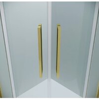 Душевой уголок Grossman Cosmo 100x100x195 301.K33.02.1010.32.00 (золото сатин/прозрачное стекло) - Превью изображения №3 — Интернет-магазин samo.by