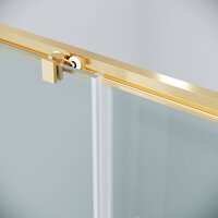 Душевой уголок Grossman Cosmo 120x70x195 120.K33.02.1270.32.00 (золото сатин/стекло прозрачное) - Превью изображения №4 — Интернет-магазин samo.by
