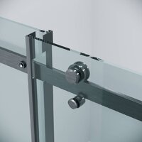 Душевой уголок Grossman Classic 140х80х195 120.K33.04.1480.42.00 (графит сатин/стекло прозрачное) - Превью изображения №3 — Интернет-магазин samo.by