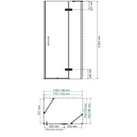 Душевой уголок Wasserkraft Aller 10H06RBlack Matt - Превью изображения №4 — Интернет-магазин samo.by