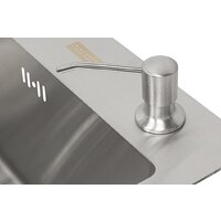 Кухонная мойка ARFEKA ECO AR мойка 450*500, коландер F, дозатор SATIN - Превью изображения №4 — Интернет-магазин samo.by