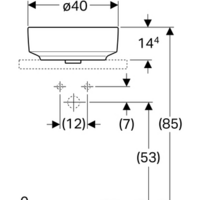 Умывальник Geberit VariForm 500.768.01.2 - Превью изображения №3 — Интернет-магазин samo.by