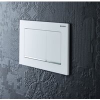 Панель смыва Geberit Omega 30 115.080.KJ.1 (белый/глянцевый хром) - Превью изображения №4 — Интернет-магазин samo.by