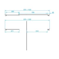 Душевая дверь RGW PA-02 41080212-11 120 (хром/прозрачное стекло) - Превью изображения №2 — Интернет-магазин samo.by