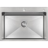 Кухонная мойка ARFEKA ECO AR 700*500 SATIN DECOR MILLET GRAINS - Превью изображения №4 — Интернет-магазин samo.by