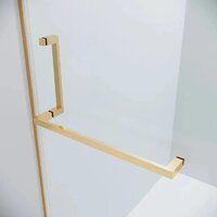 Душевая стенка Grossman Pragma 90x195 200.K33.03.90.32.00 (золото сатин,стекло прозрачное) - Превью изображения №8 — Интернет-магазин samo.by