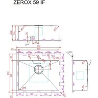 Кухонная мойка ZorG Zerox 59 IF PVD Gunblack - Превью изображения №4 — Интернет-магазин samo.by