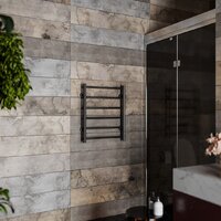 Полотенцесушитель Roxen Caspia BK-109W-6T 11070-5365B (черный) - Превью изображения №5 — Интернет-магазин samo.by