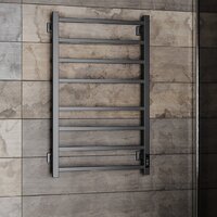Полотенцесушитель Roxen Square BK-109SW-8T 11050-5385B (черный) - Превью изображения №3 — Интернет-магазин samo.by