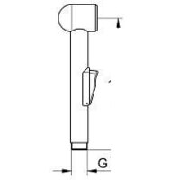 Гигиенический душ Grohe BauClassic [124434] - Превью изображения №4 — Интернет-магазин samo.by