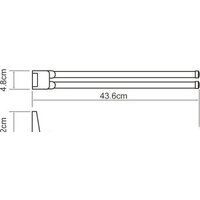 Держатель для полотенца Wasserkraft Lopau K-6031 - Превью изображения №4 — Интернет-магазин samo.by