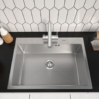 Кухонная мойка ARFEKA ECO AR 700*500 SATIN DECOR - Превью изображения №2 — Интернет-магазин samo.by
