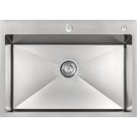 Кухонная мойка ARFEKA ECO AR 700*500 SATIN DECOR - Превью изображения №4 — Интернет-магазин samo.by