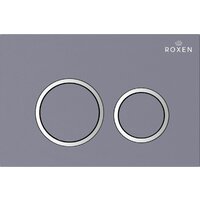 Унитаз подвесной Roxen Royal Matt в комплекте с инсталляцией StounFix Dual Fresh 6 в 1 968253 (кнопка: серый бетон) - Превью изображения №3 — Интернет-магазин samo.by