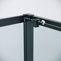 Душевой уголок Grossman Cosmo 120x80x195 120.K33.02.1280.21.00 (черный матовый/стекло прозрачное) - Превью изображения №4 — Интернет-магазин samo.by