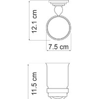 Держатель для стакана Wasserkraft Ammer K-7028 - Превью изображения №3 — Интернет-магазин samo.by