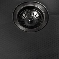 Кухонная мойка ARFEKA ECO AR 450*500 BLACK PVD NANO DECOR - Превью изображения №3 — Интернет-магазин samo.by