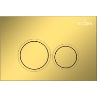 Унитаз подвесной Roxen Royal Matt в комплекте с инсталляцией StounFix Dual Fresh 6 в 1 968254 (кнопка: золото) - Превью изображения №3 — Интернет-магазин samo.by