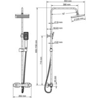 Душевая система  Wasserkraft A15502 Thermo - Превью изображения №8 — Интернет-магазин samo.by