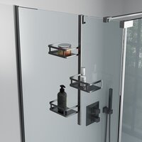 Veconi Полка для ванной Moderno MD-GR-C9 (графит)
