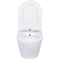 Унитаз подвесной Roxen Antares Bidet в комплекте с инсталляцией StounFix Dual Fresh 6 в 1 962866 (кнопка: белое стекло) - Превью изображения №8 — Интернет-магазин samo.by