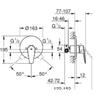 Смеситель Grohe Bauedge 29078001 - Превью изображения №5 — Интернет-магазин samo.by